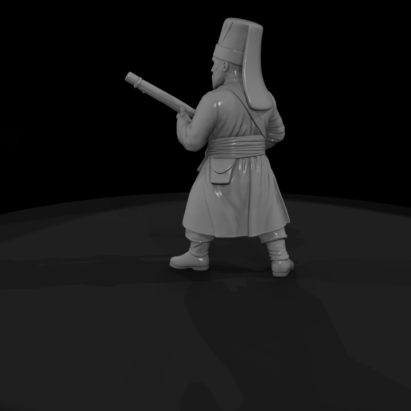 Hist 0222 Ottoman Janissary Miniature Figure