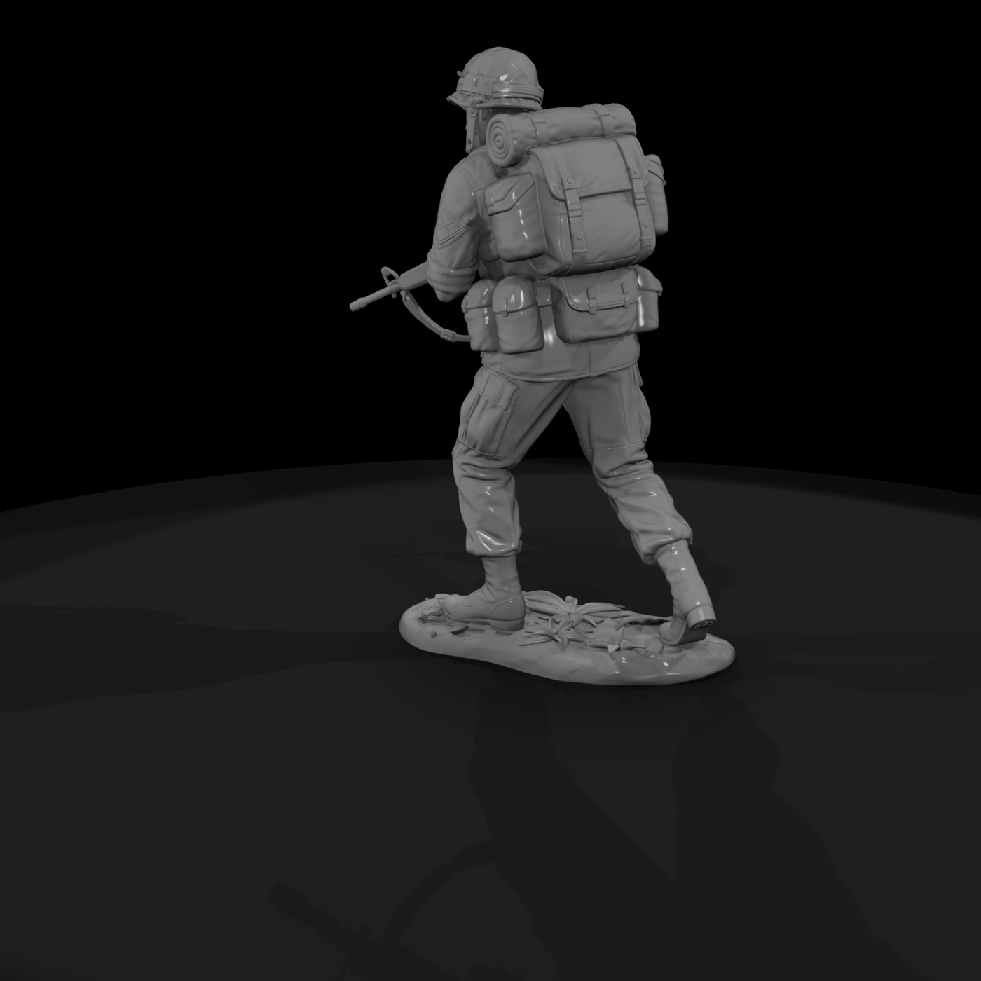 Vnh 059 United States Army Infantryman Village Swe