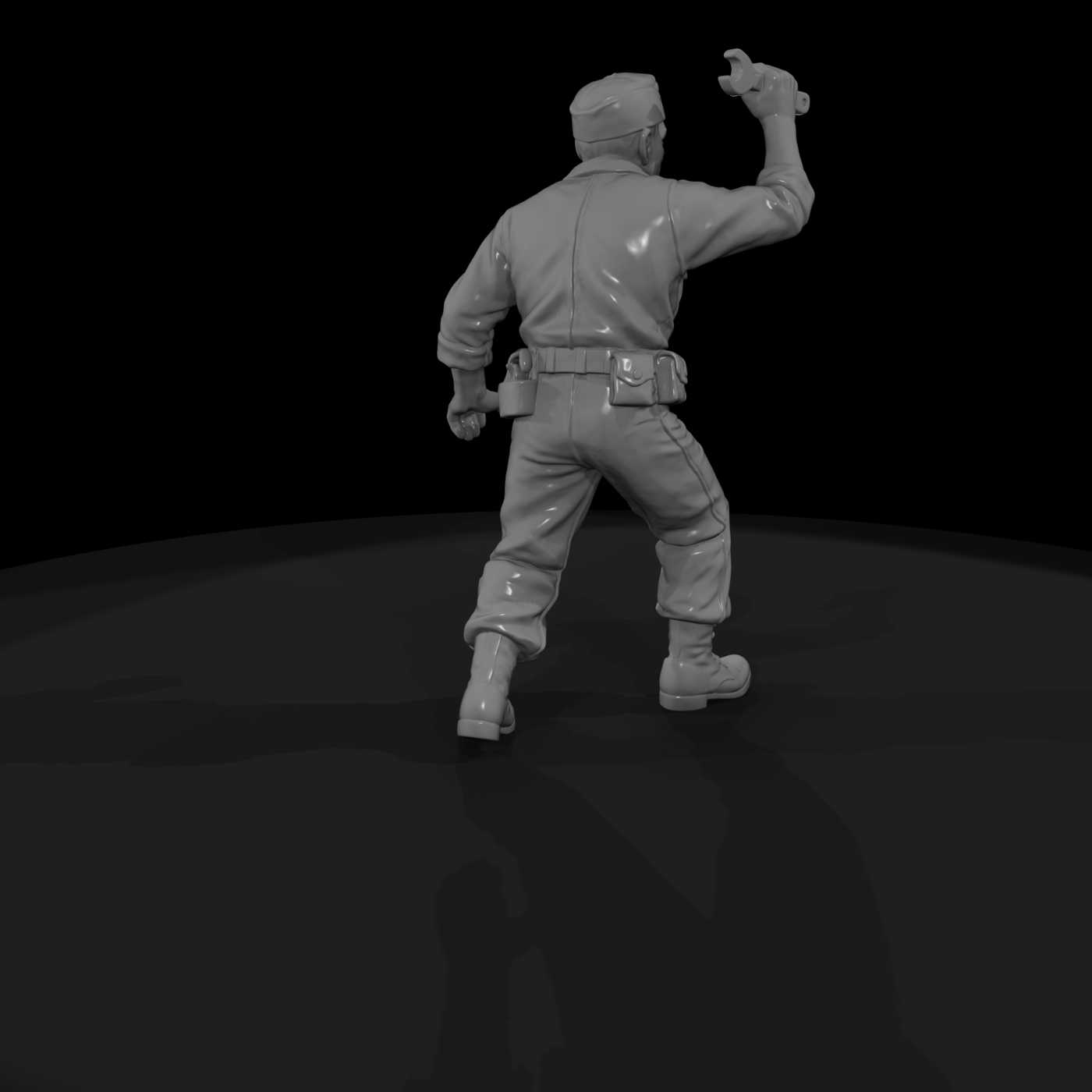 Ww2 Army 091 Wwii U S Army Mechanic Figure