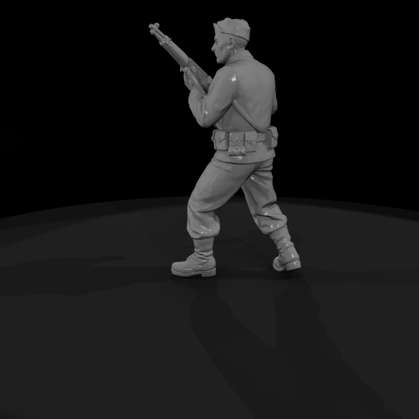 Ww2 Army 081 Wwii U S Army Rifleman Figure