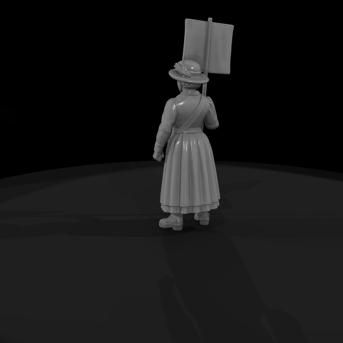 Hist 0245 Suffrage Marcher Miniature Figure
