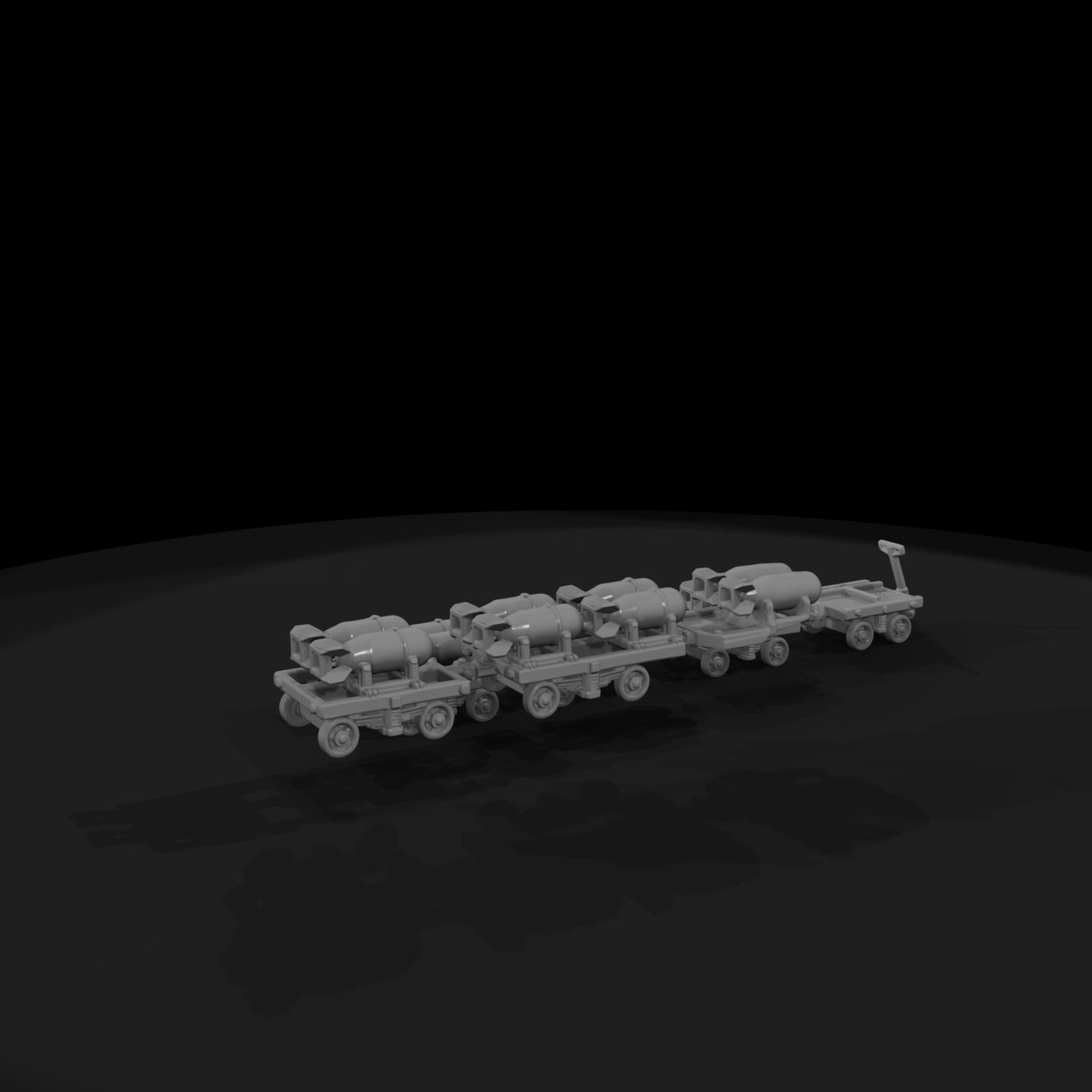 Mil 151 Ww2 England Bomb Trolley Train
