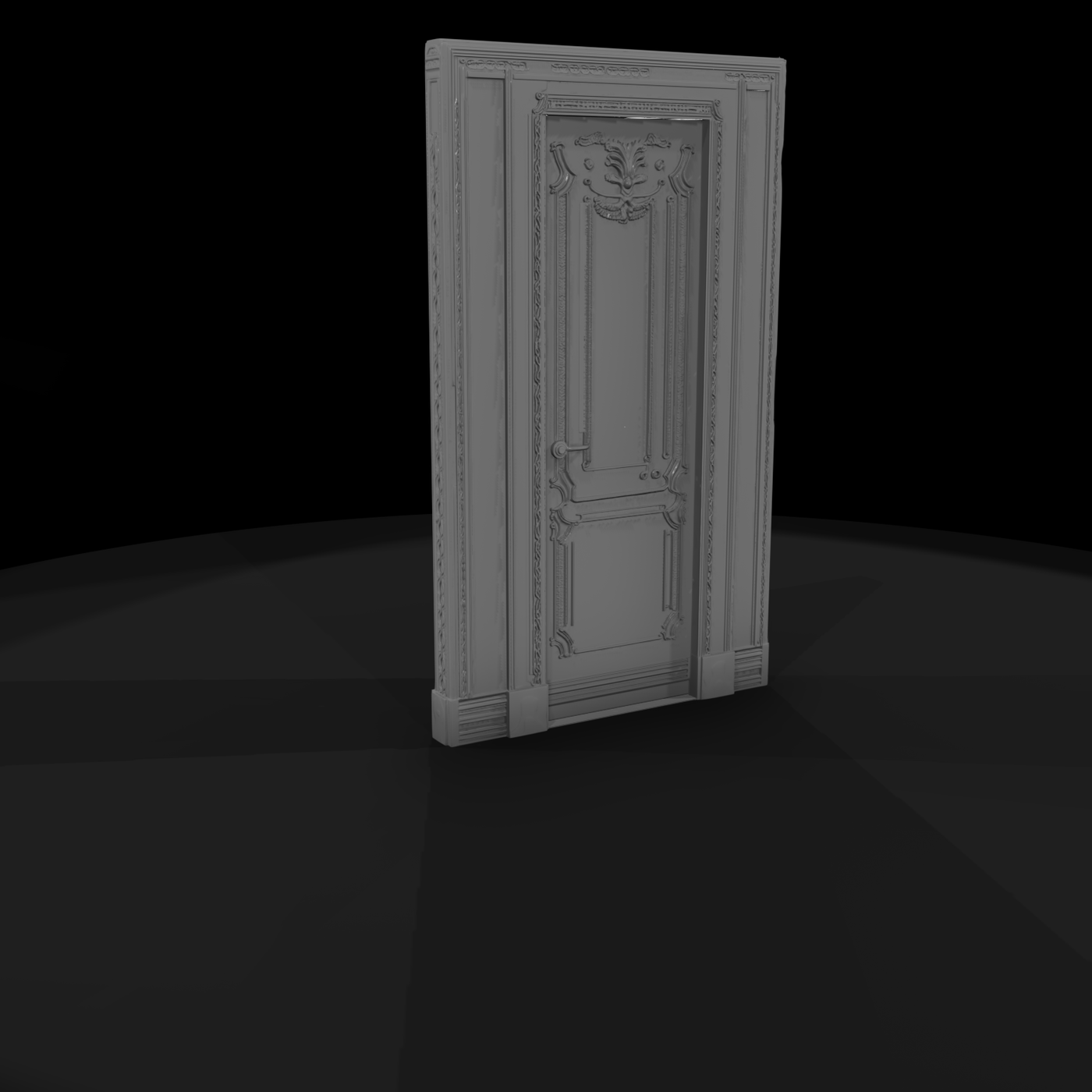 Neoclassical Ornate Interior Door