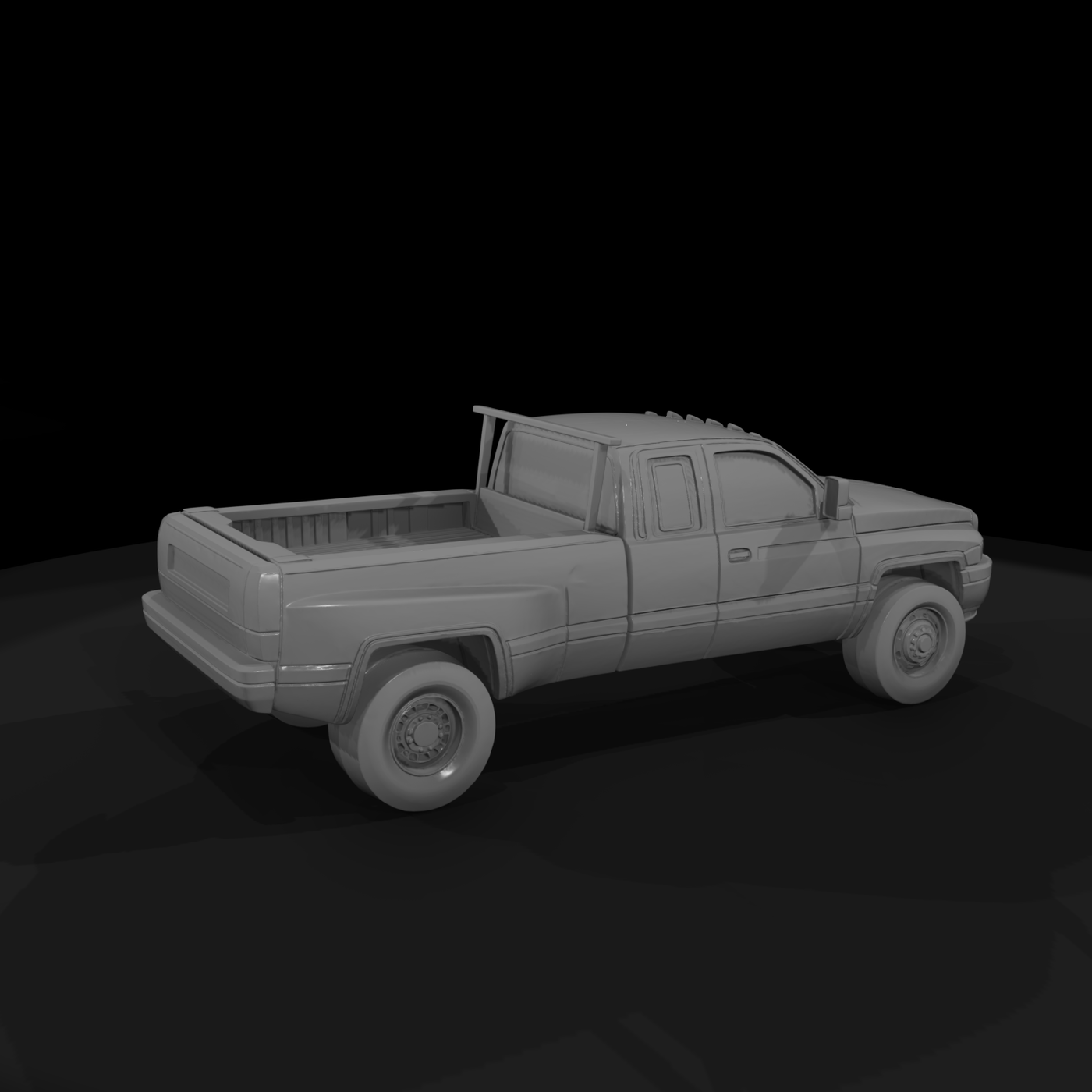 Vintage Dodge Ram Dually Pickup