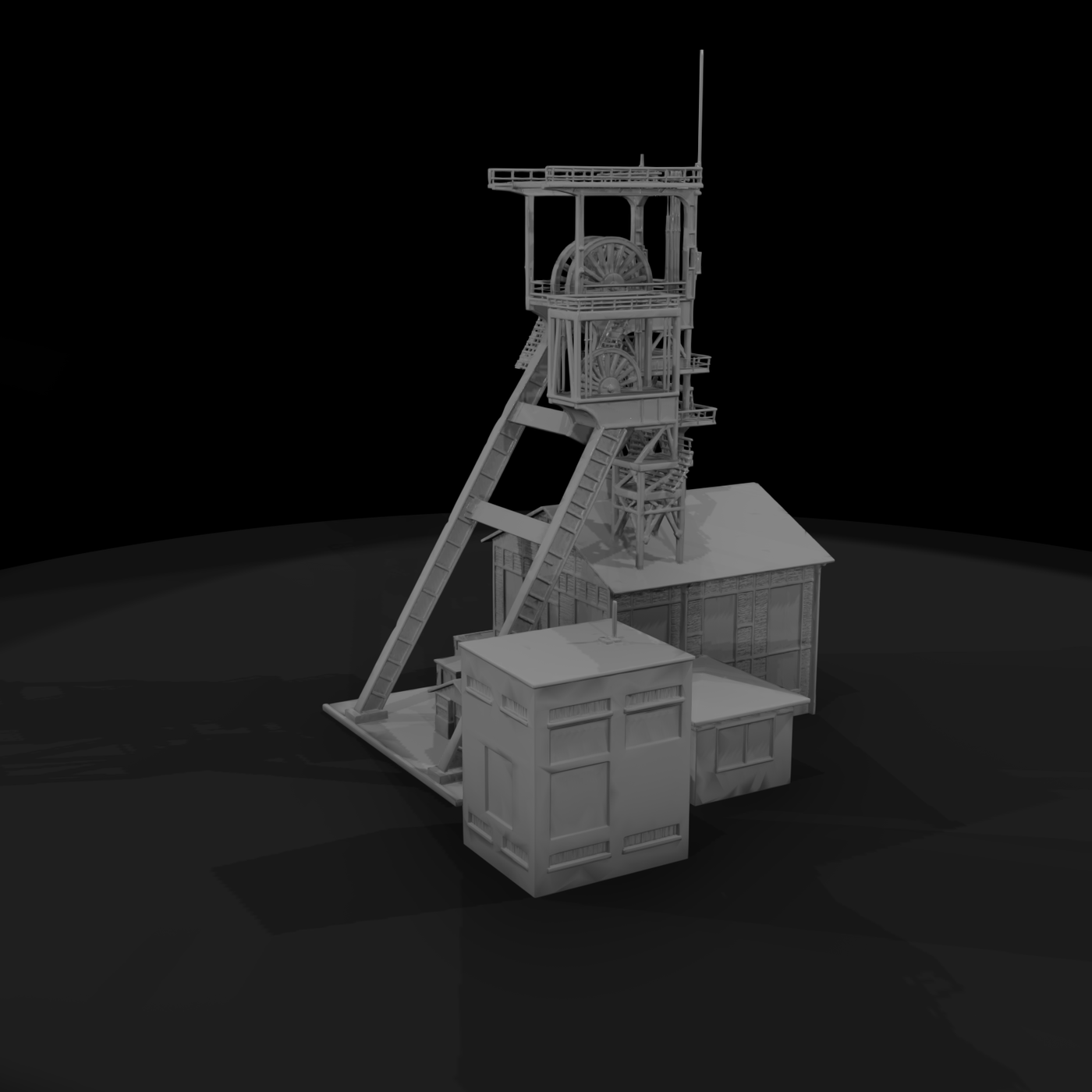 Coal Mine Headframe & Workshops