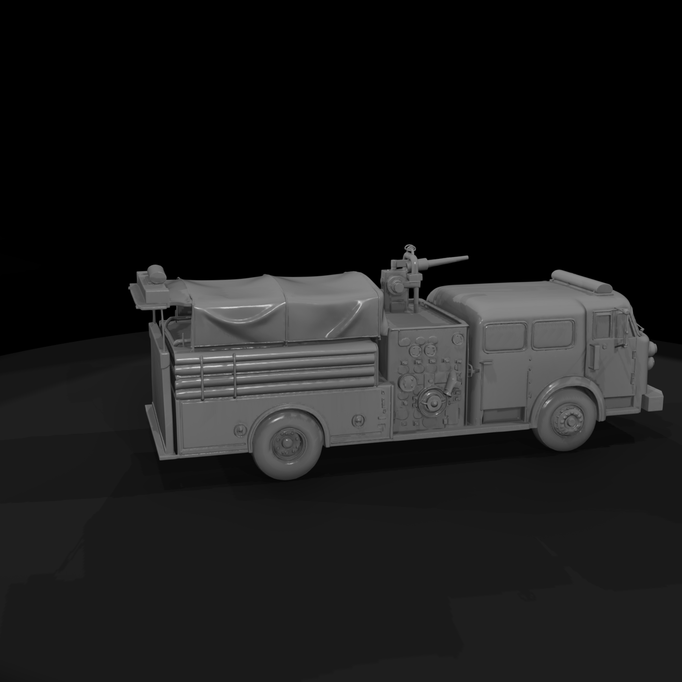 Vintage Pumper Fire Truck