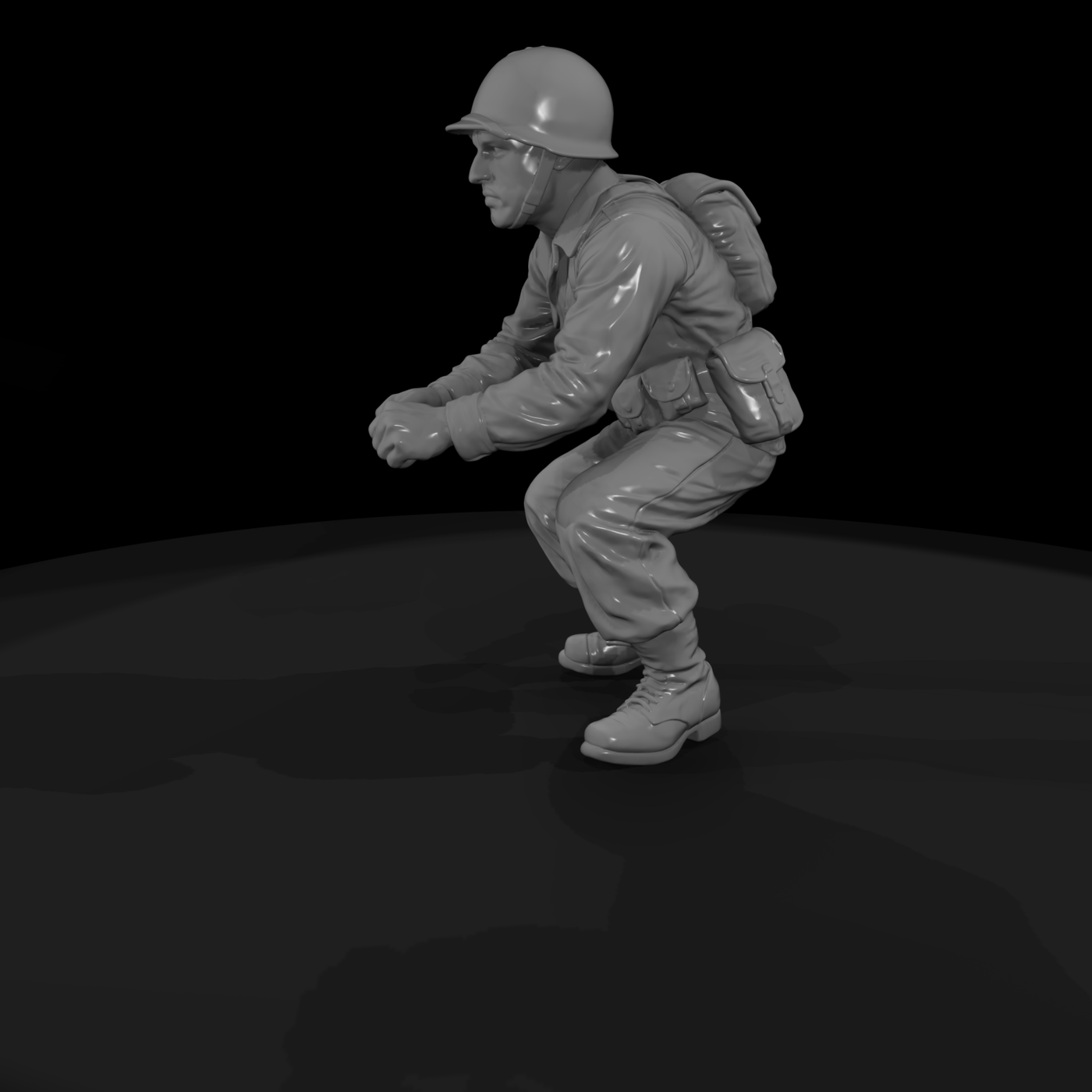 Ww2 Army 087 Wwii U S Army Mortar Crewman Figure
