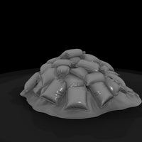 low_poly_sandbag_pile_3d_asset_thkncwax — thumbnail 5