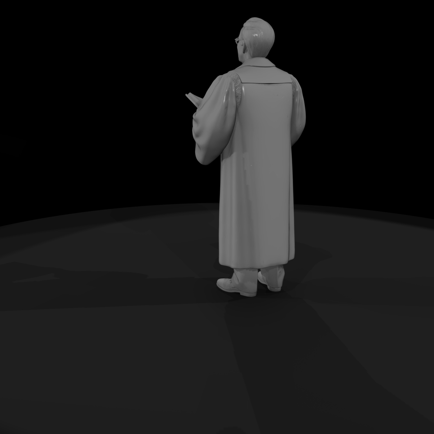 Robed Minister with Open Book