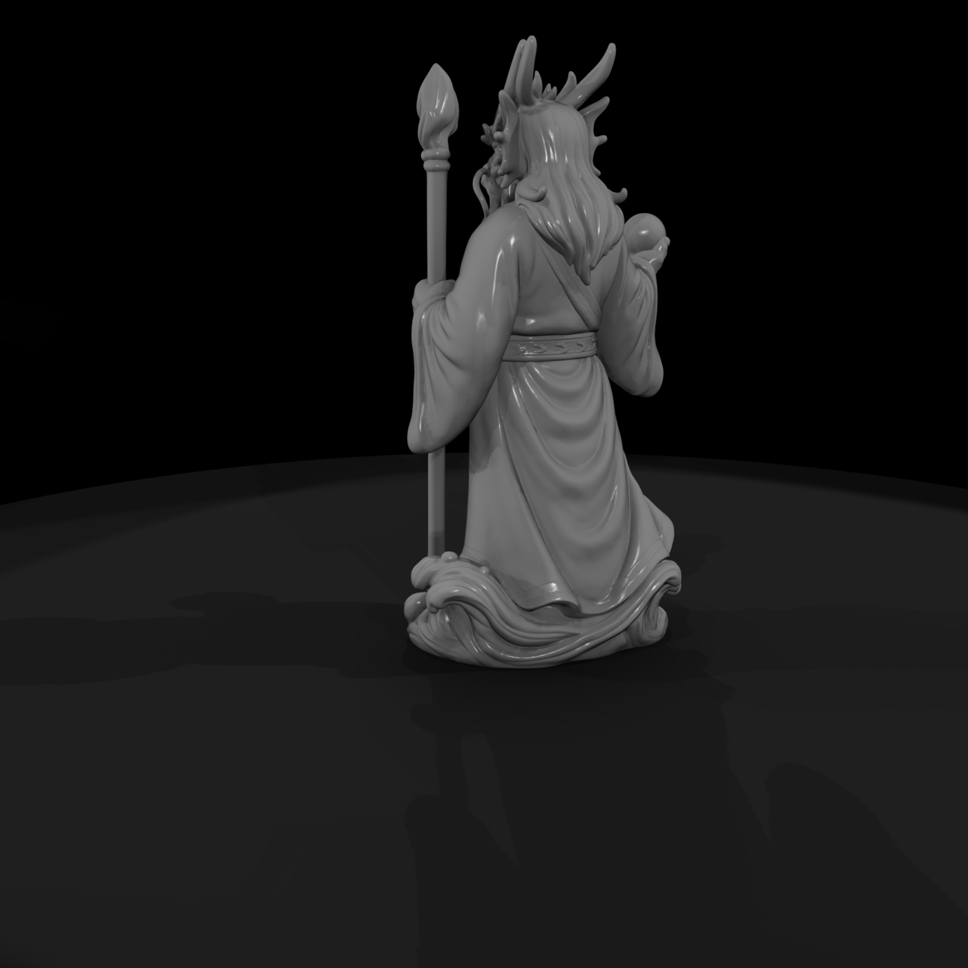 Myth 0446 Mythology Dragon King Miniature Figure