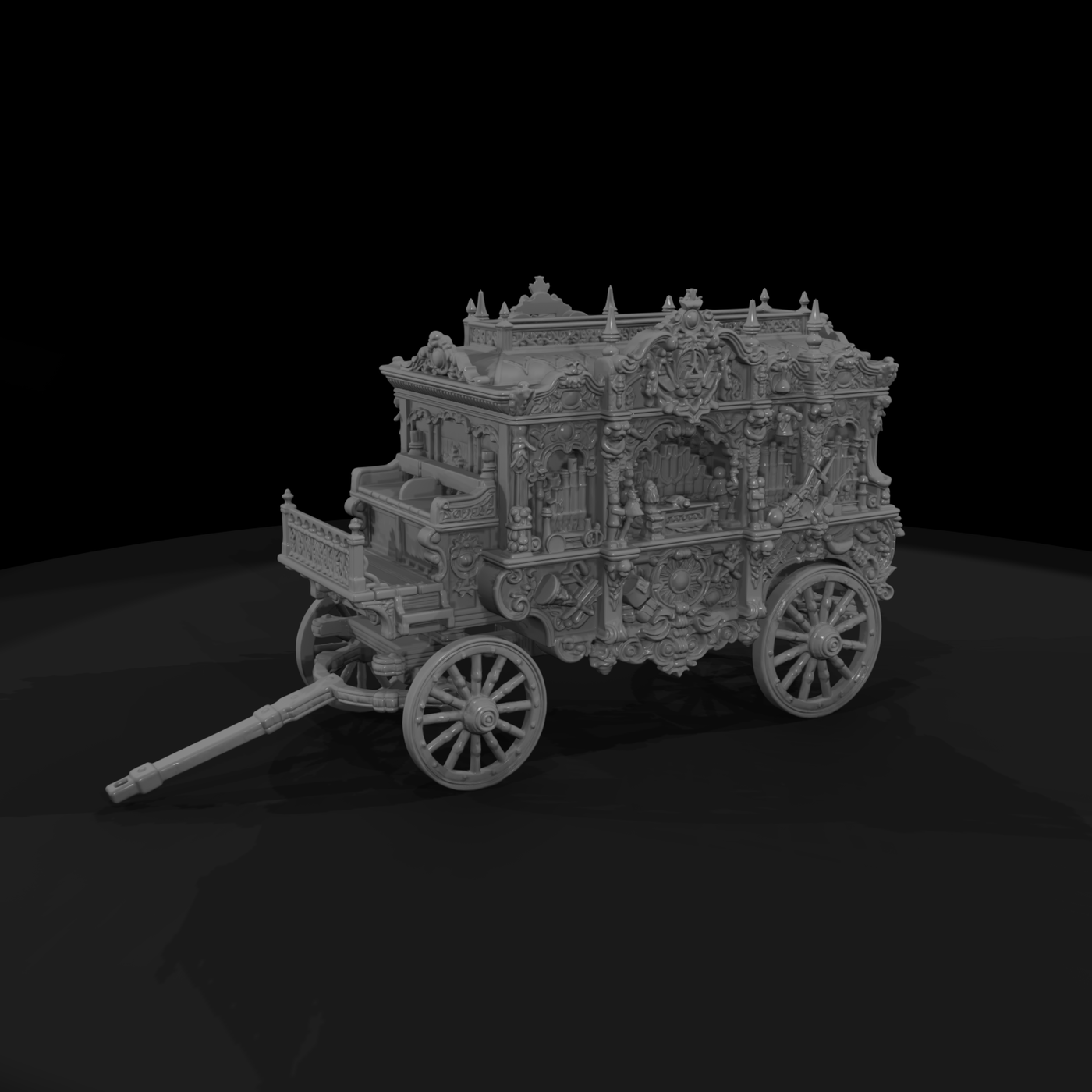 Cir 189 Prop Band Organ Wagon