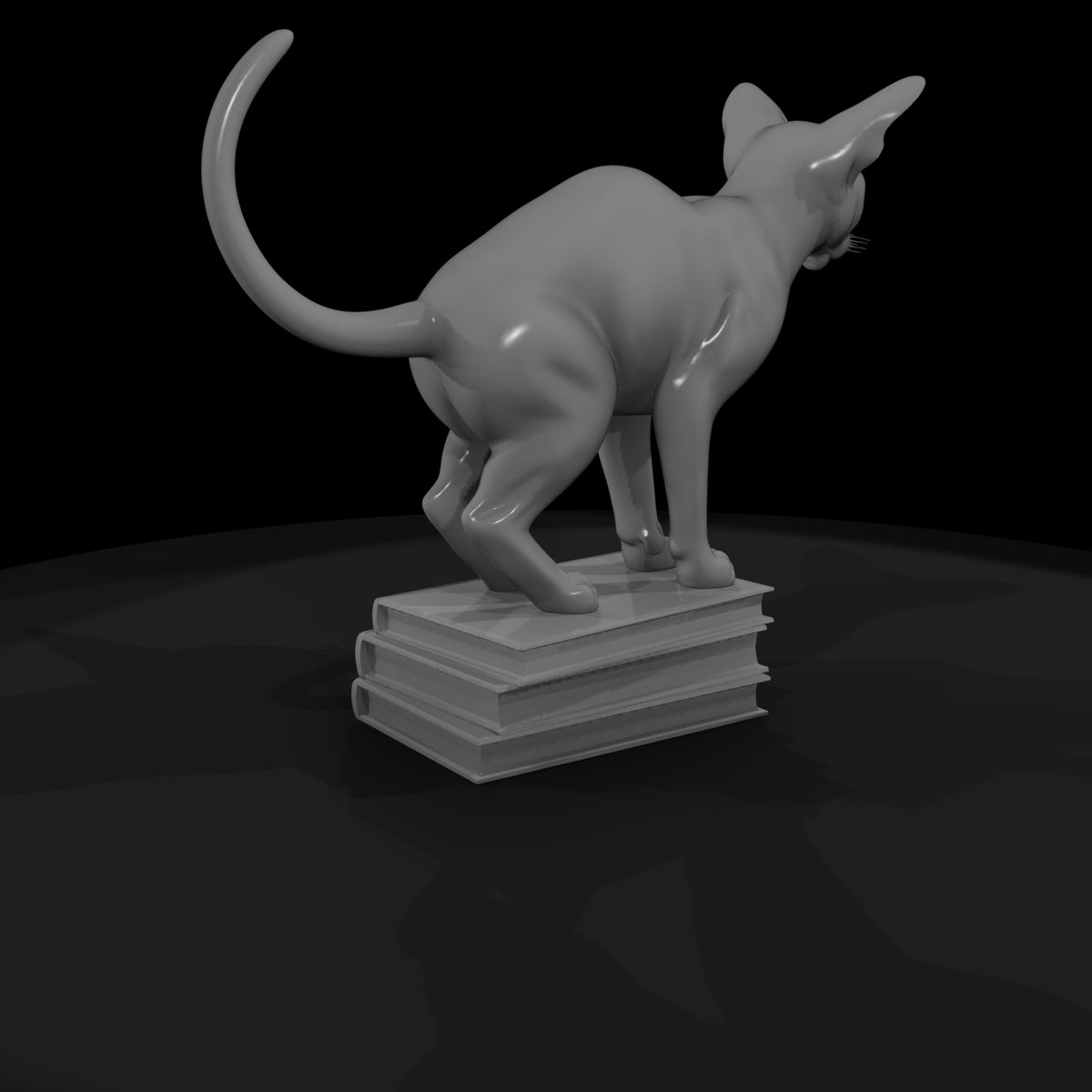 stylized-sphynx-cat-bookend-diorama-miniature-262157