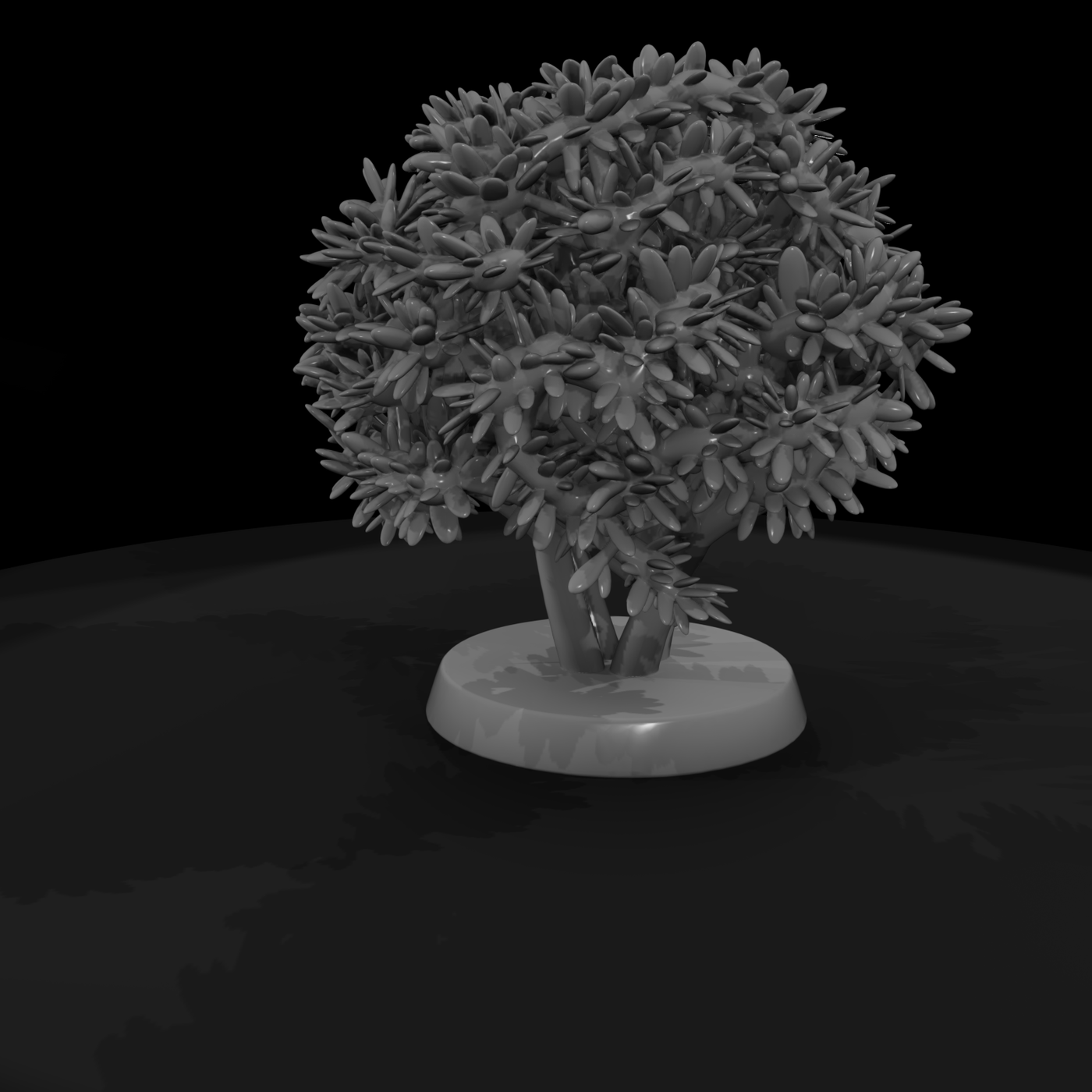 Stylized Topiary Bush
