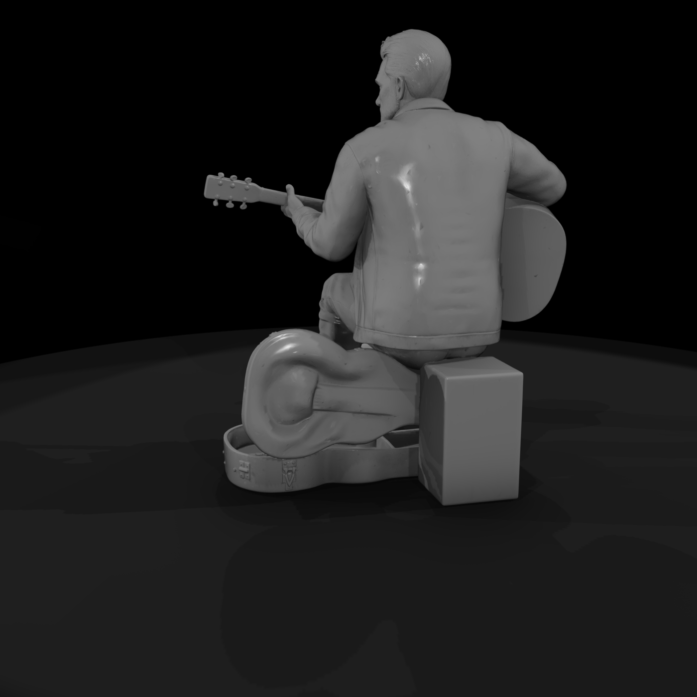0195 Musician Street Guitar Case