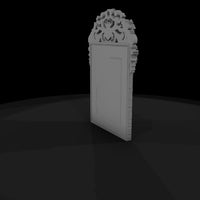 ornate-baroque-cherub-picture-frame-3d-model-fwe5d — thumbnail 5