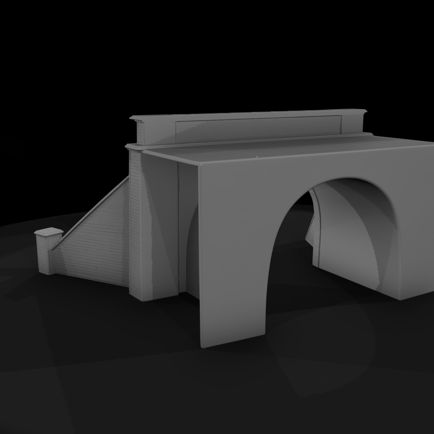 Stone Arch Railway Tunnel Portal