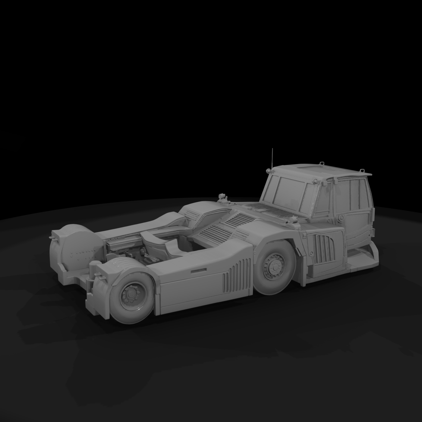 Airport Tow Tractor & Railroading