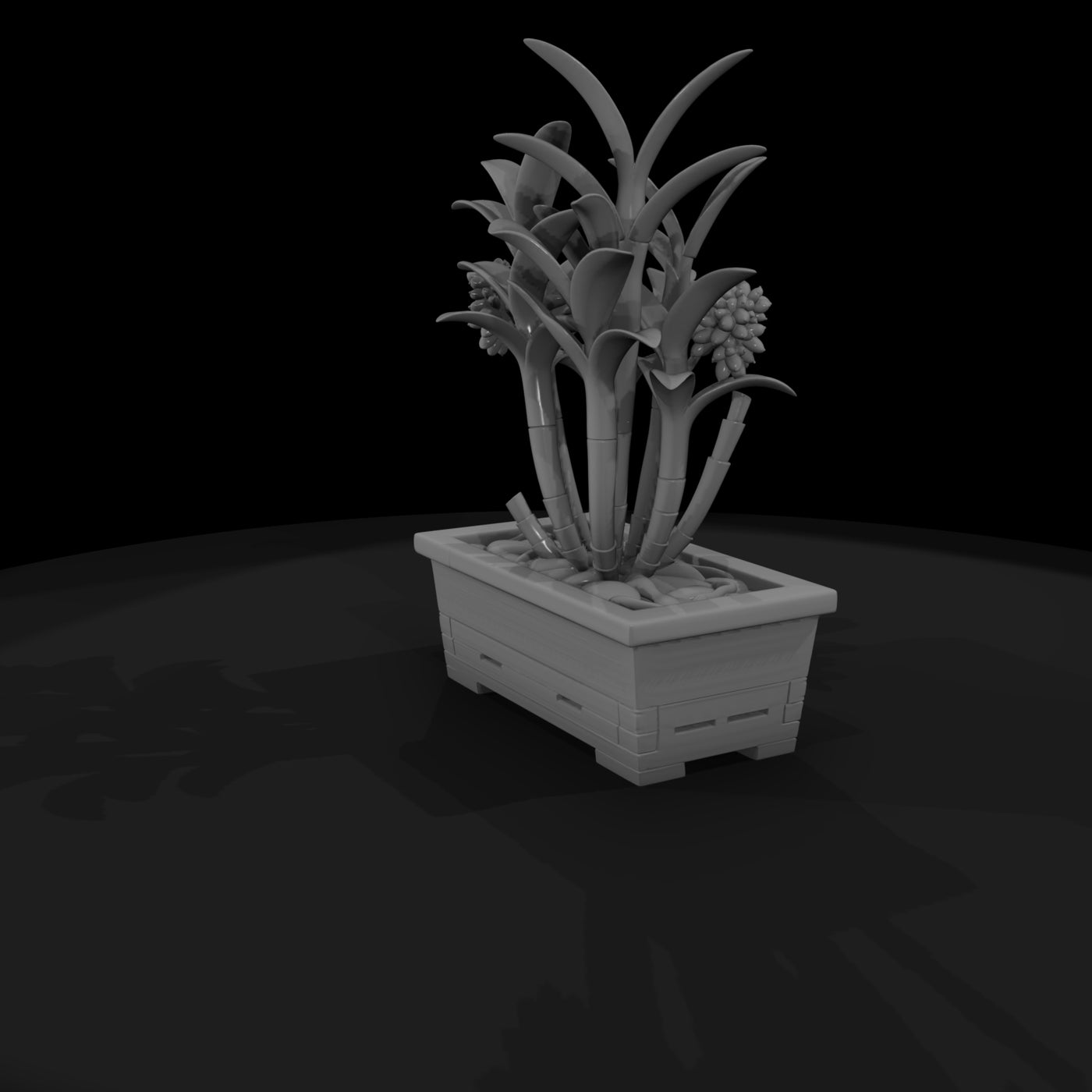 stylized-3d-wooden-potted-flowering-orchid-mwgtumz
