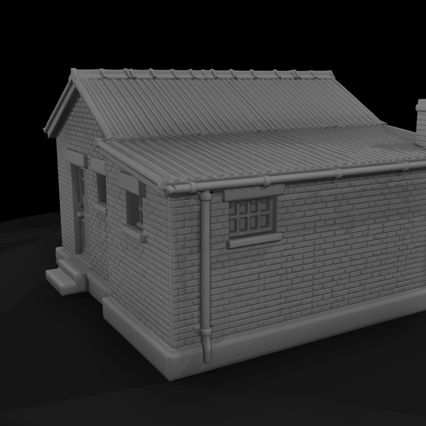 Wartime Brick Decontamination Block