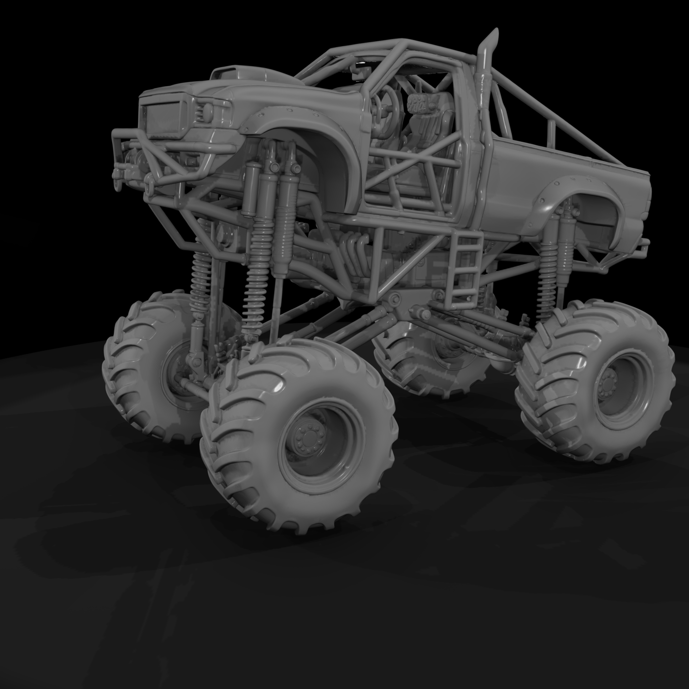 Car 016 Monster Truck Crushzilla