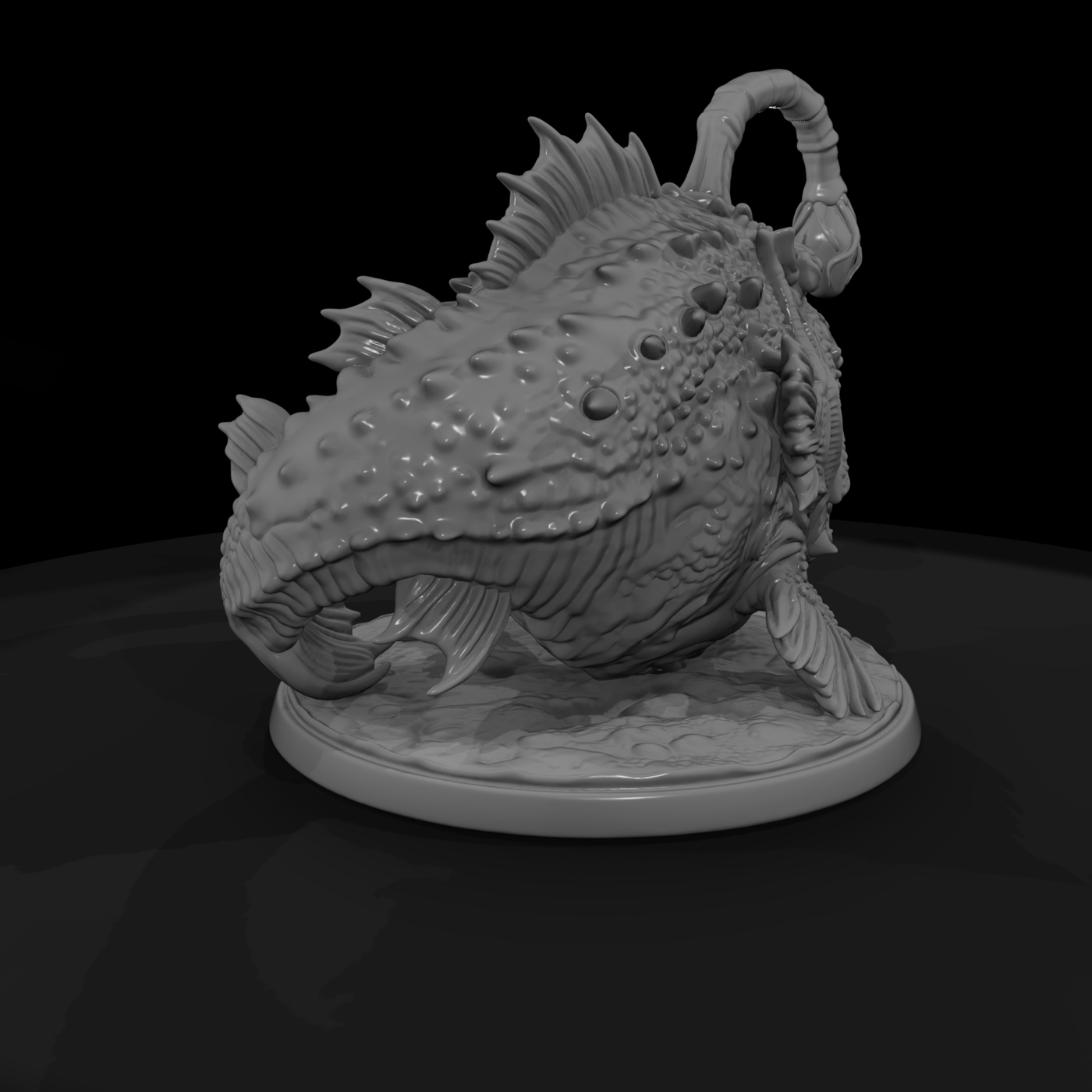 Deep Sea Anglerfish Monster