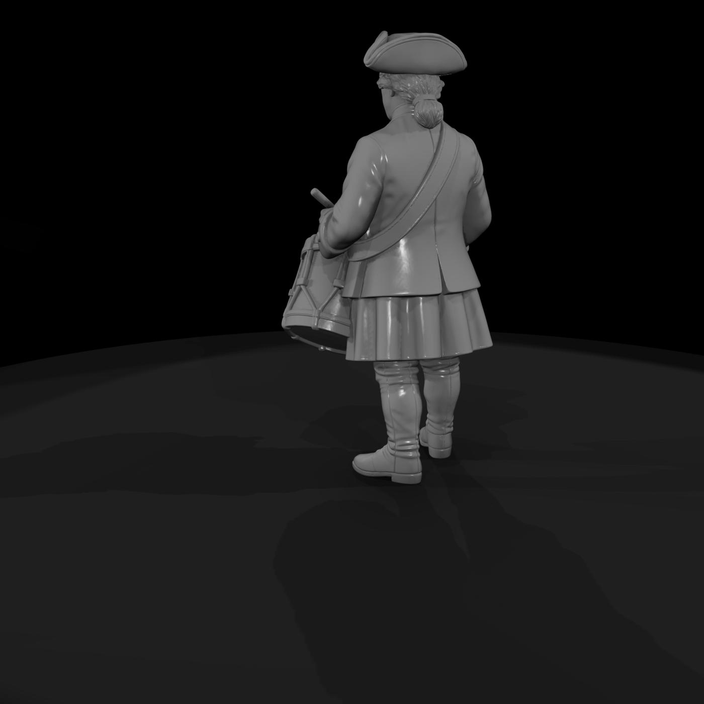Hist 0241 Revolutionary Drummer Miniature Figure