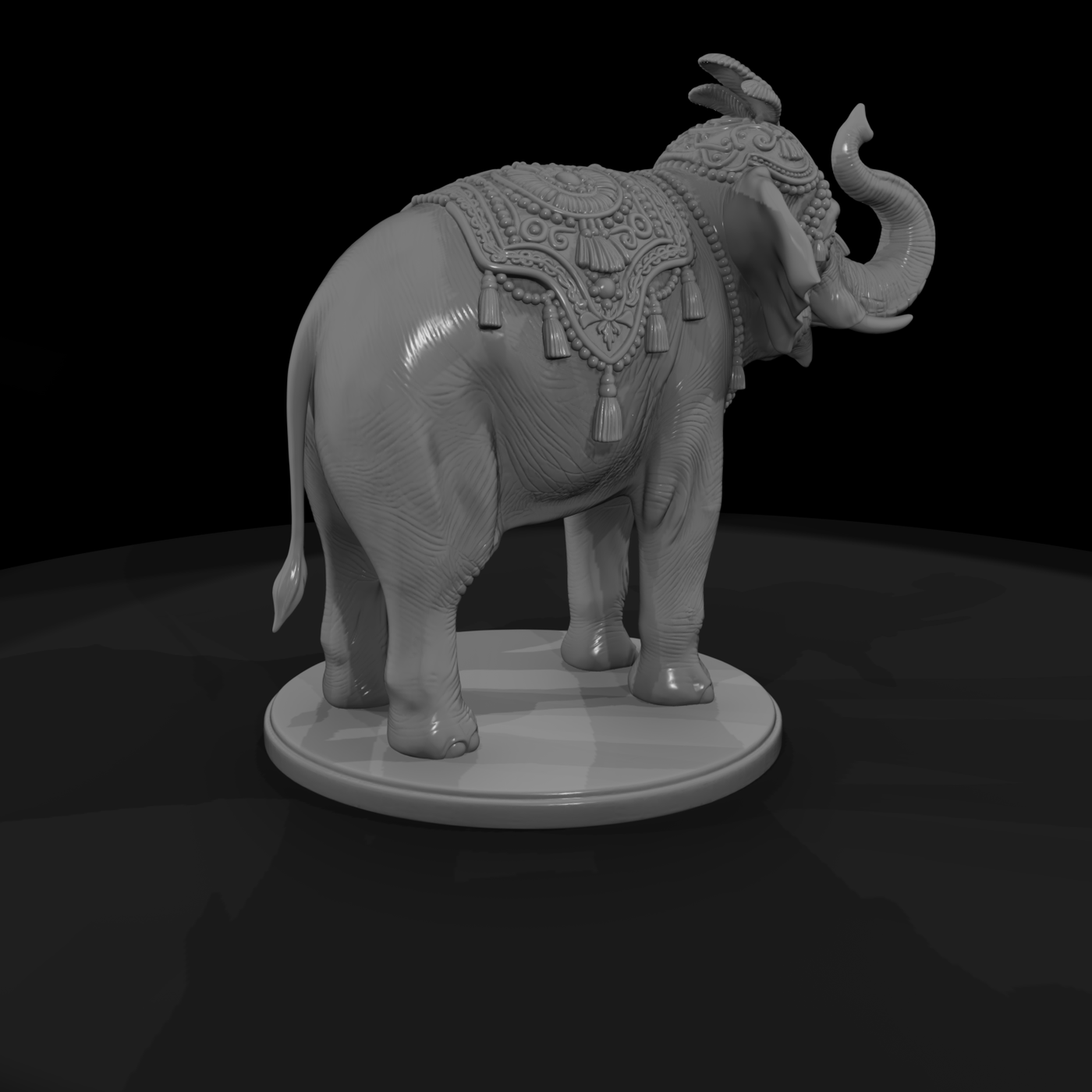 Cir 112 Animal Standing Elephant