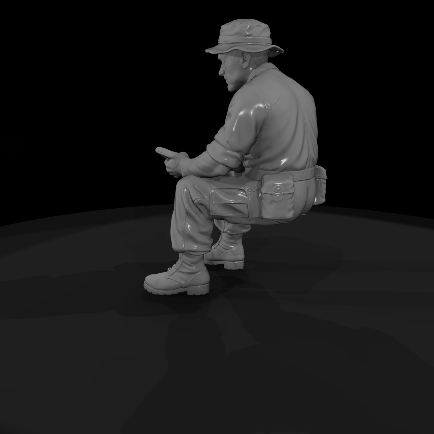Vn Army 030 Vietnam U S Army Platoon Leader Figure