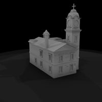neoclassical_church_clock_tower_3d_model_uacdnopo — thumbnail 5