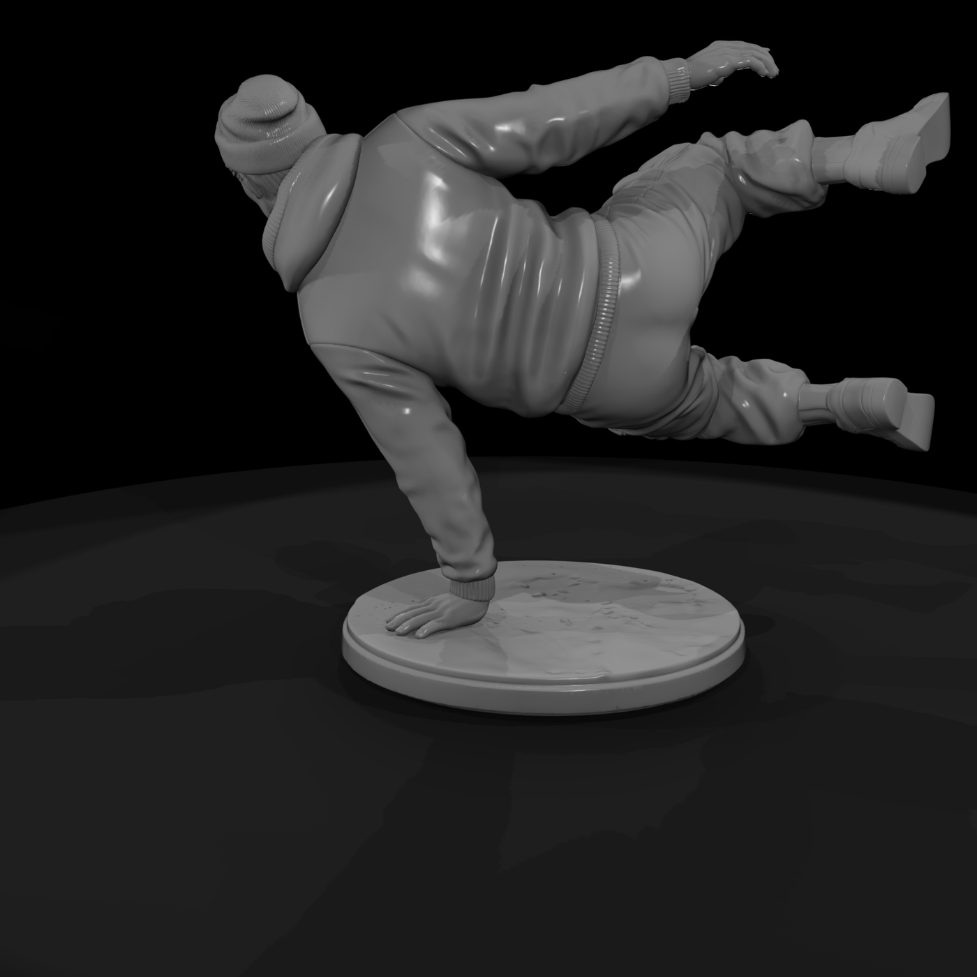 Poparc 0418 Breakdance Windmill Pose