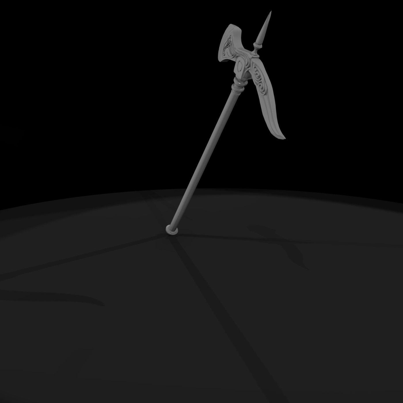 Stylized Medieval Poleaxe