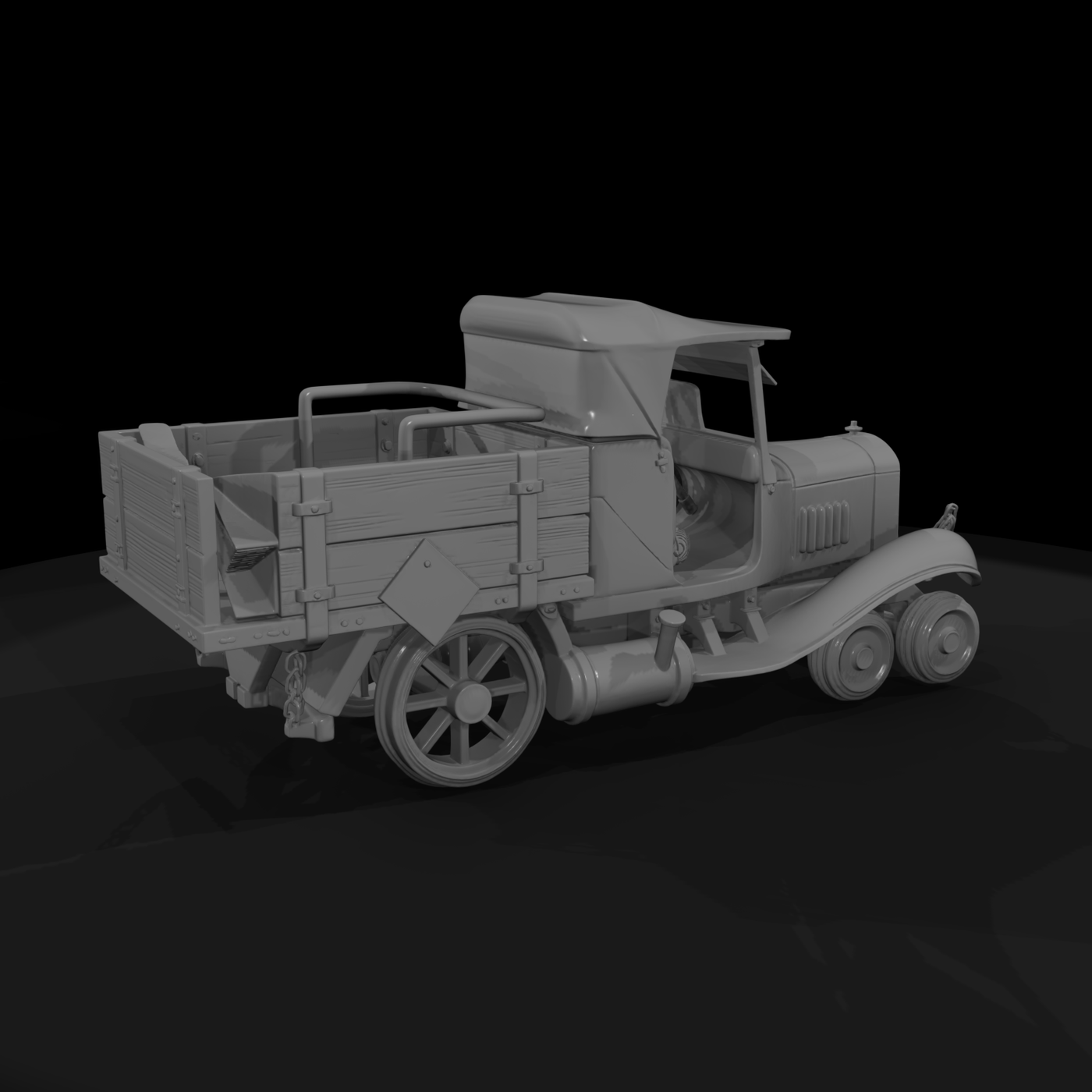Vintage Military Cargo Truck