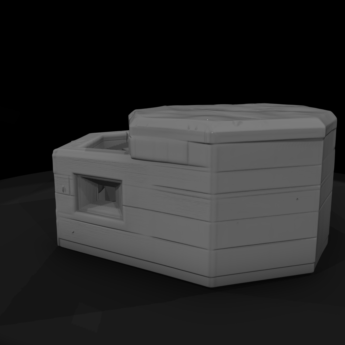 WWII Hexagonal Defensive Pillbox