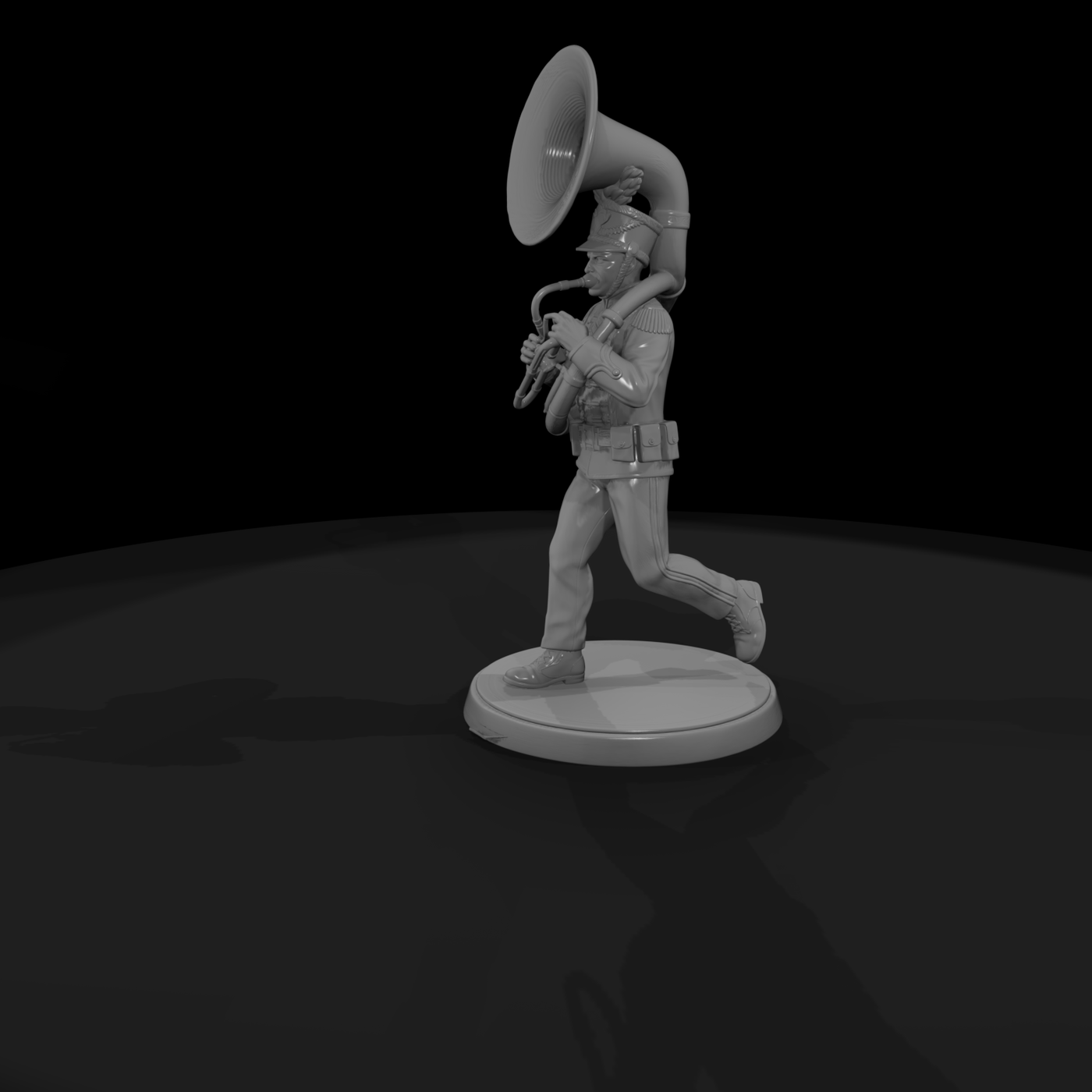 Poparc 0214 Brass Band Sousaphone Player Alternate