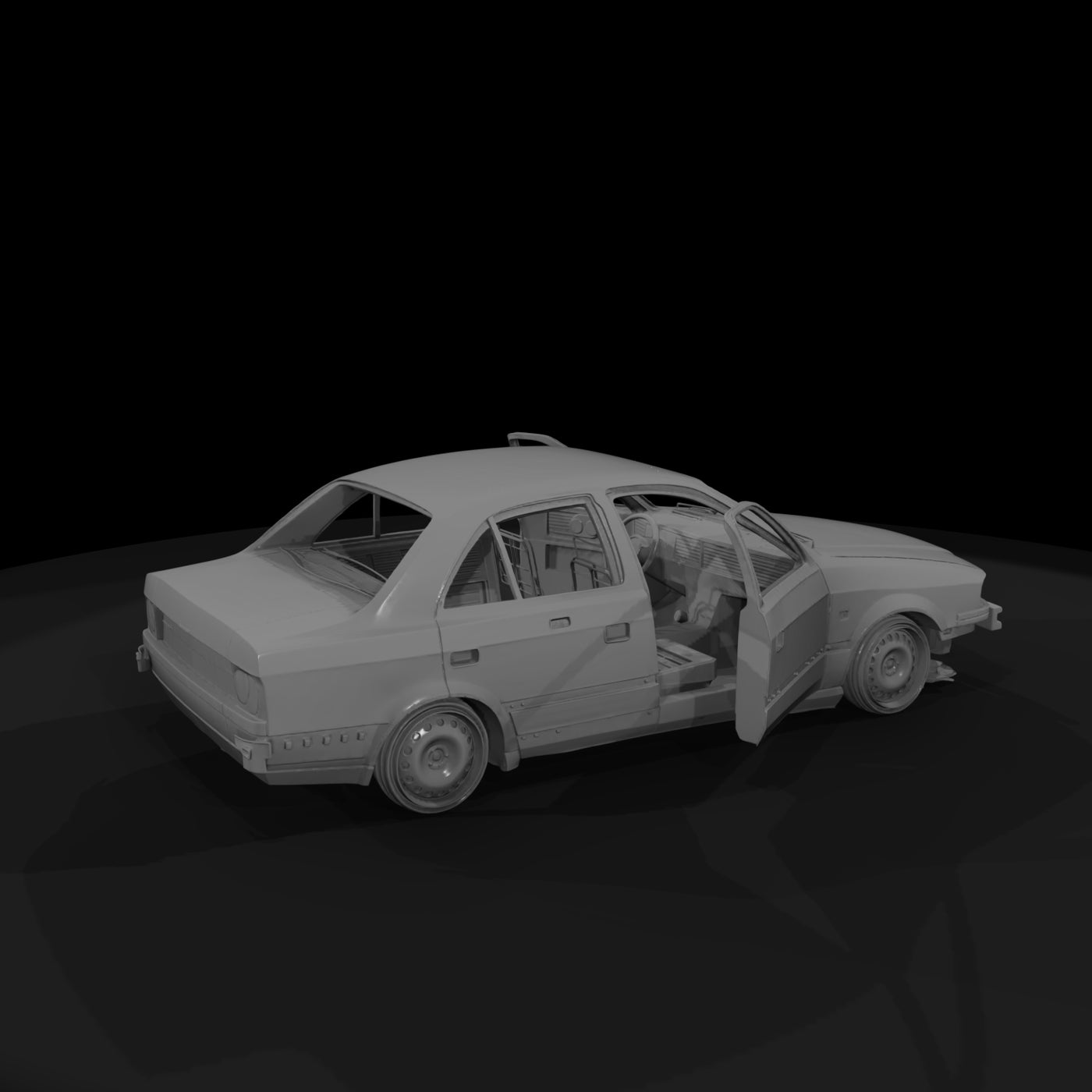 wrecked-four-door-sedan-diorama-model-158027