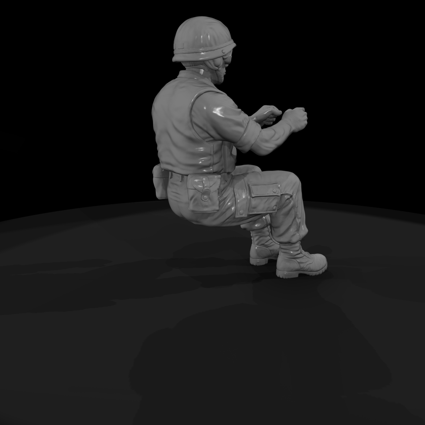 Vn Army 025 Vietnam U S Army Truck Driver Figure