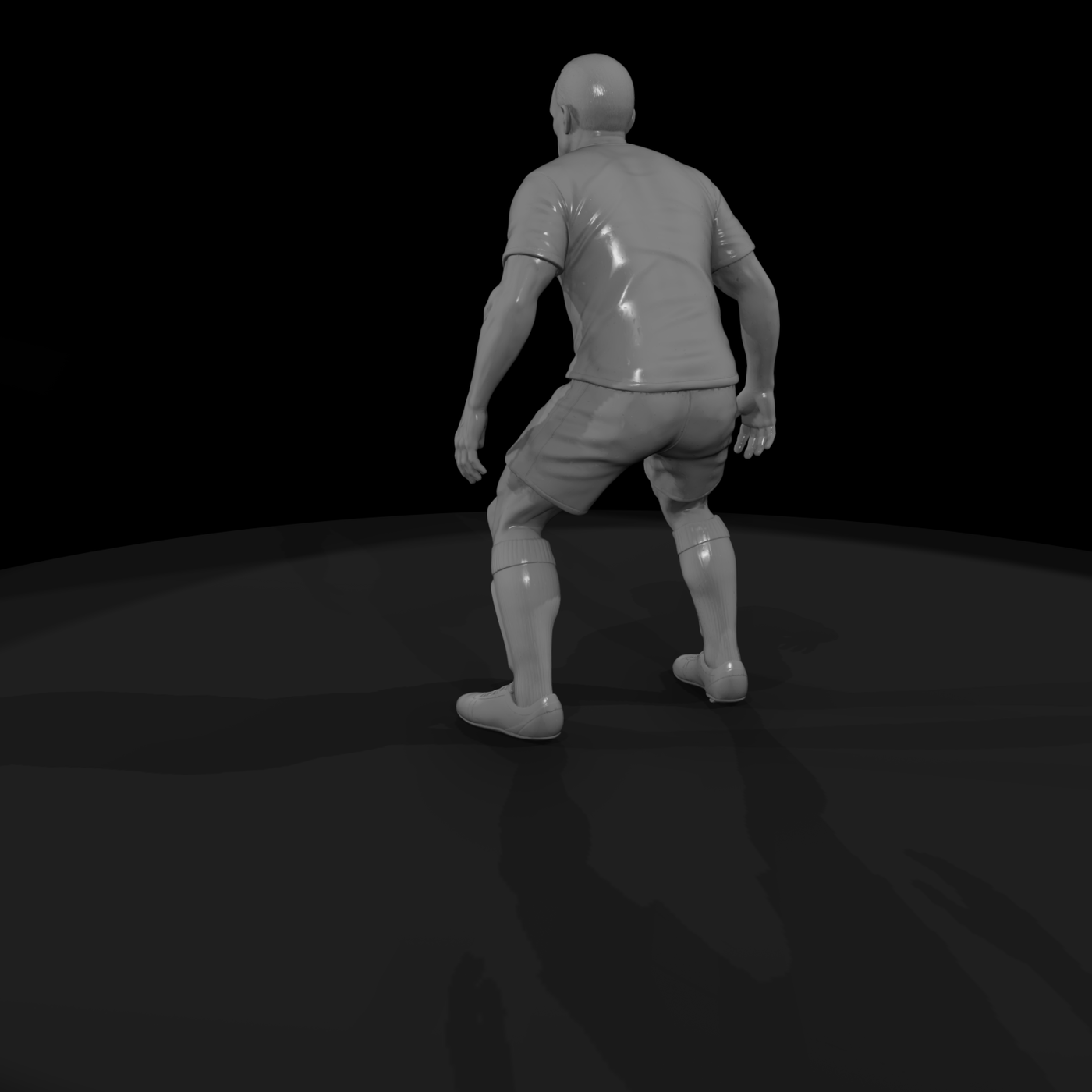 Adult Soccer Game Defender