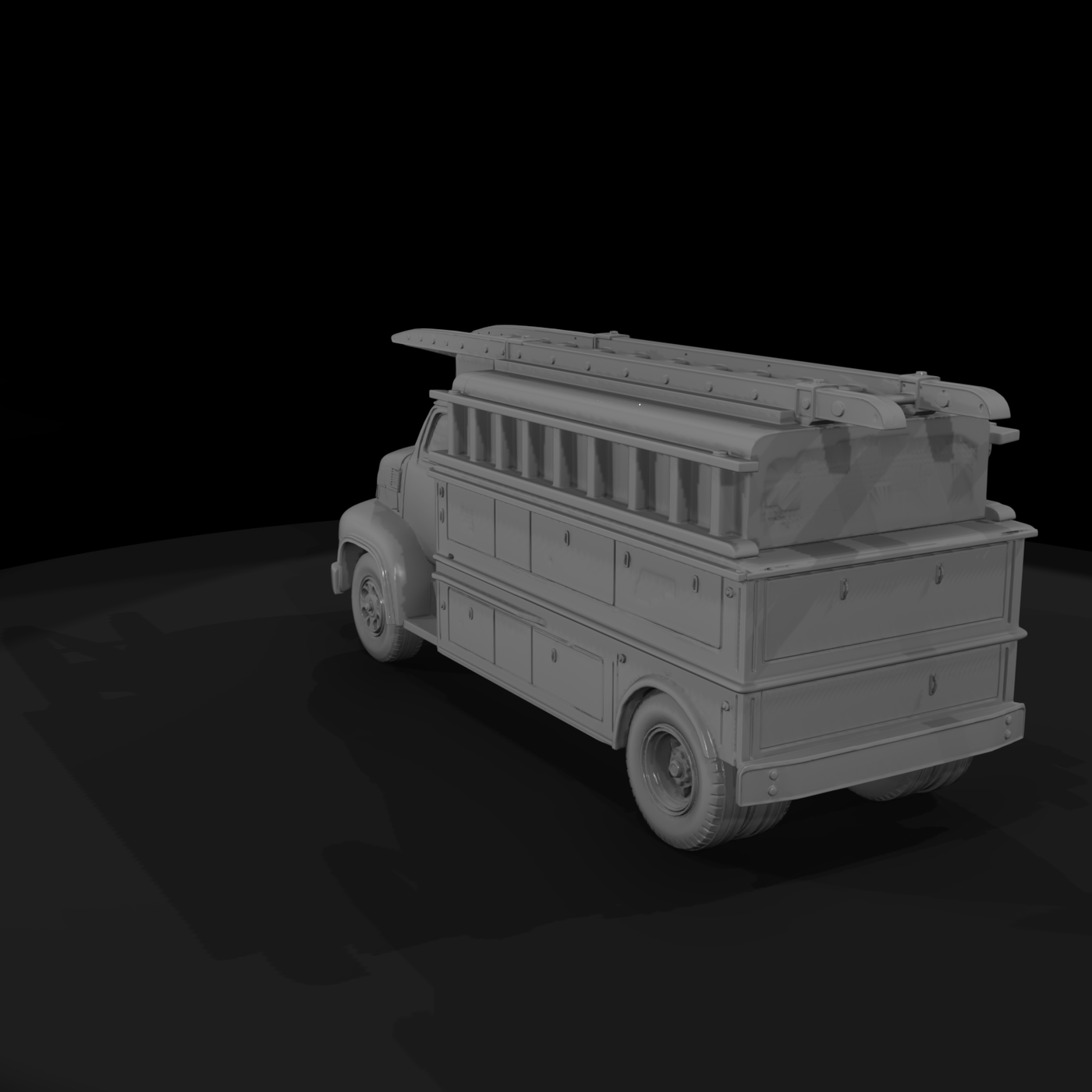 1950s Cab-Over Utility Truck
