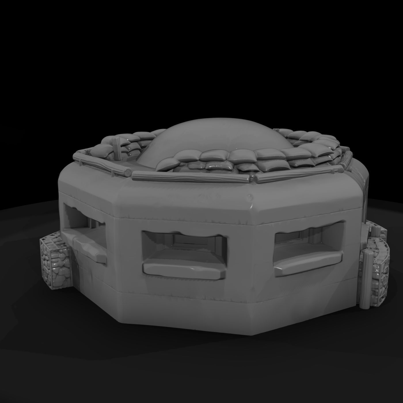 WWII Pacific Reinforced Pillbox