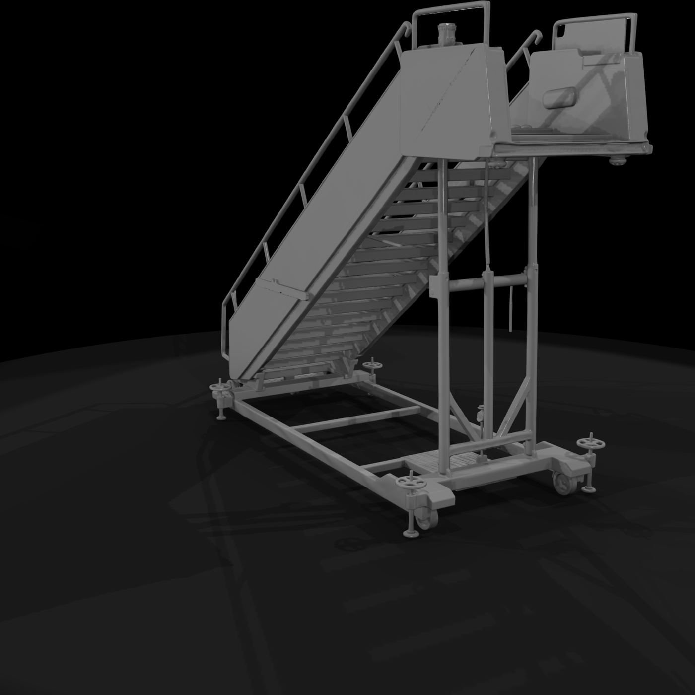 20260612 Aircraft Passenger Stairs 12E5543149