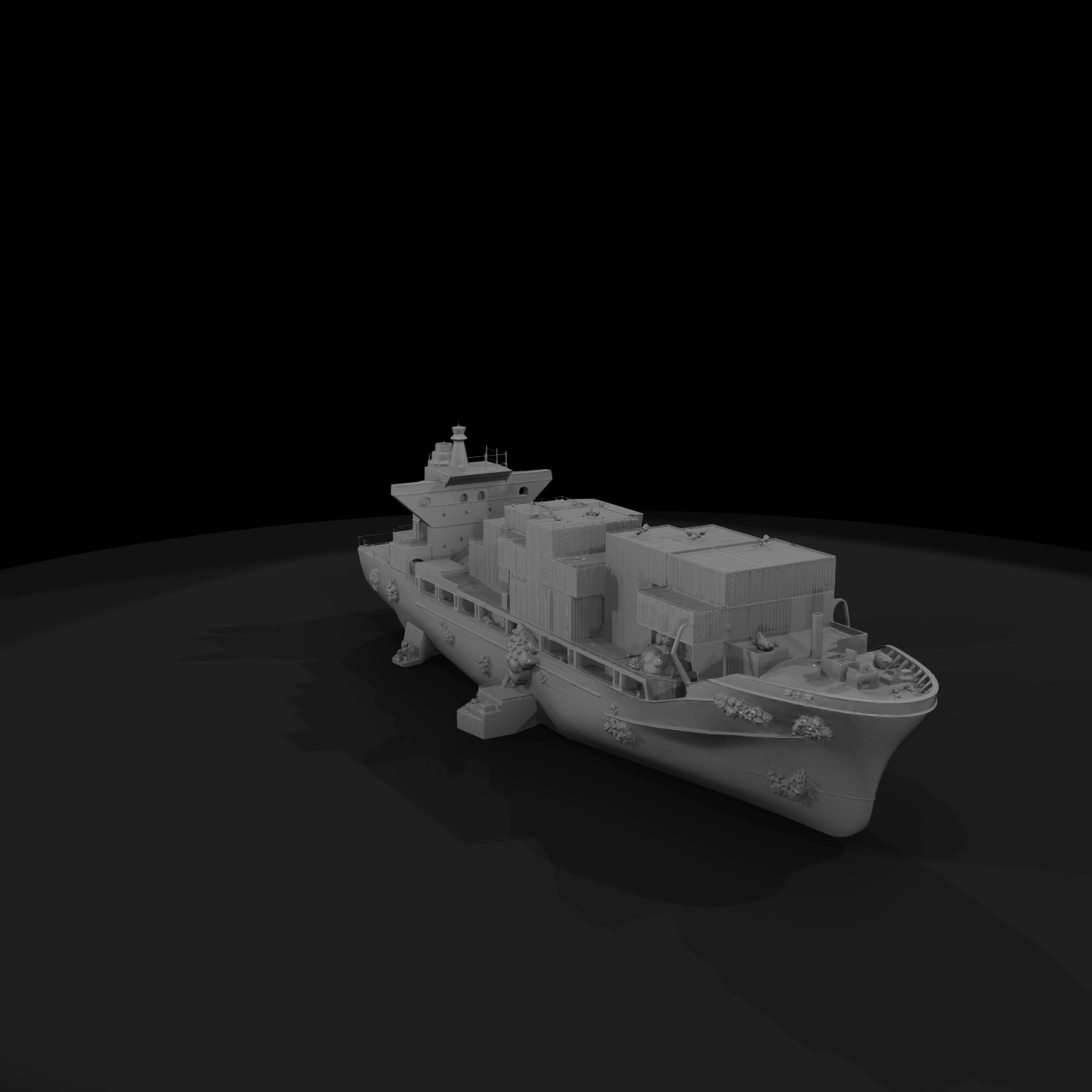 Derelict Container Ship Wreck