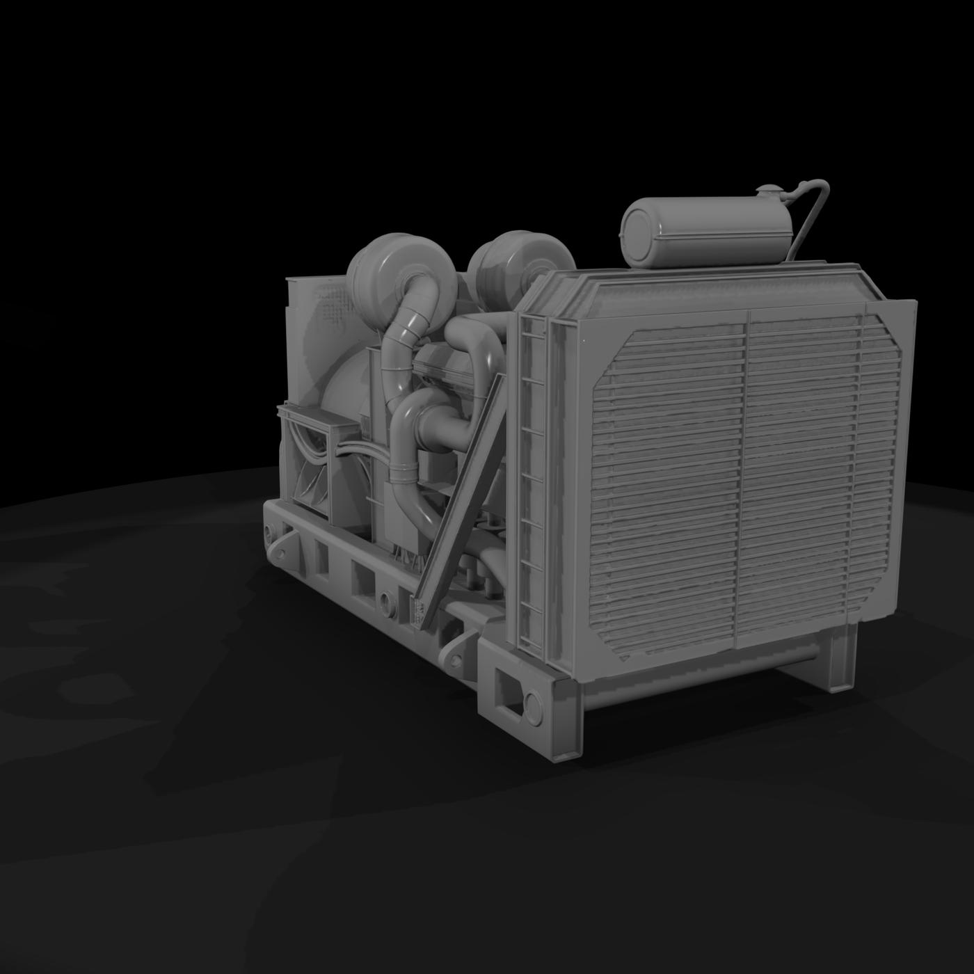 Skid-Mounted Diesel Generator