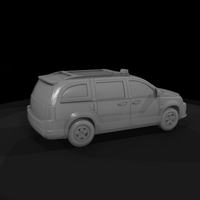 Stylized Caravan Taxi Minivan — thumbnail 7