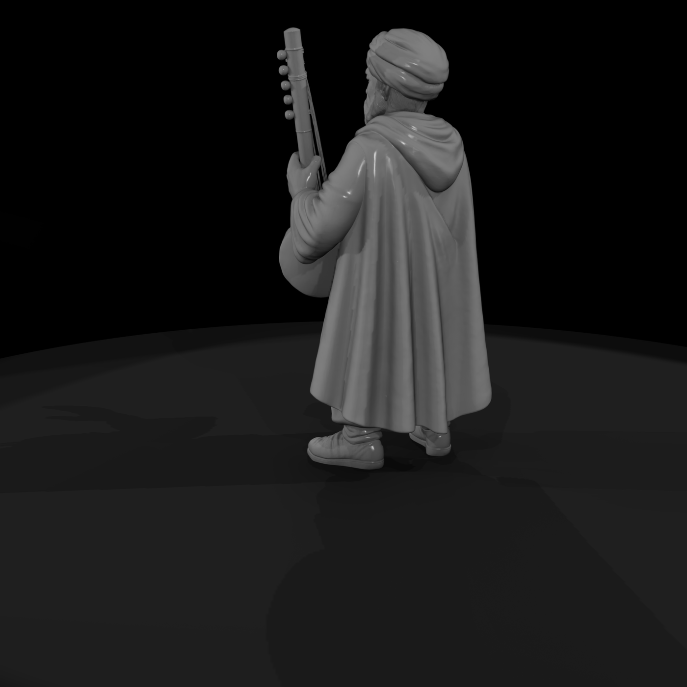 Hist 0229 West African Griot Miniature Figure
