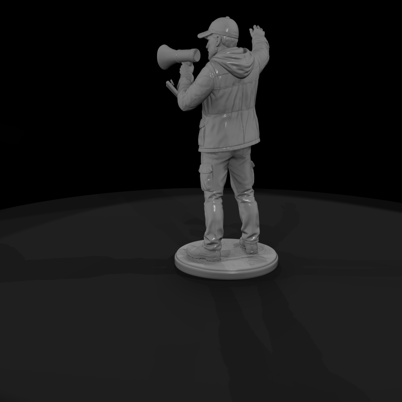 Film Director with Bullhorn