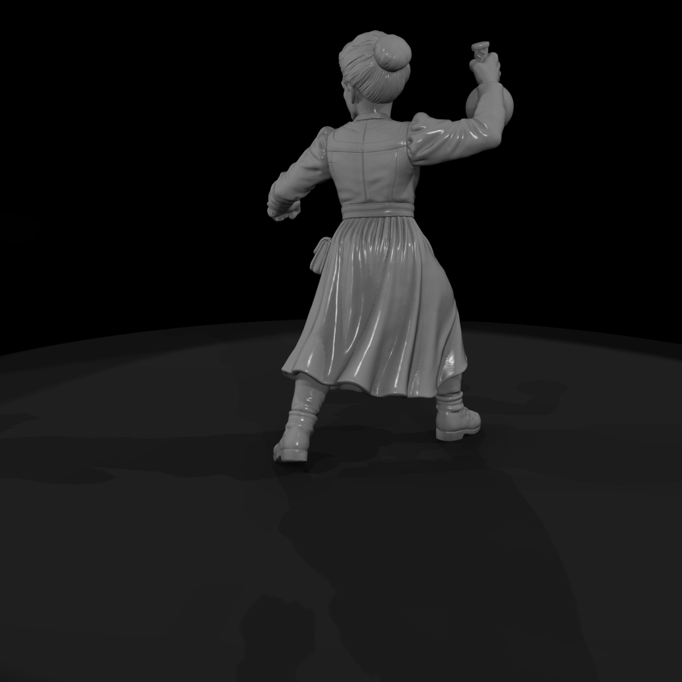 Hist 0175 Historical Marie Curie Miniature Figure