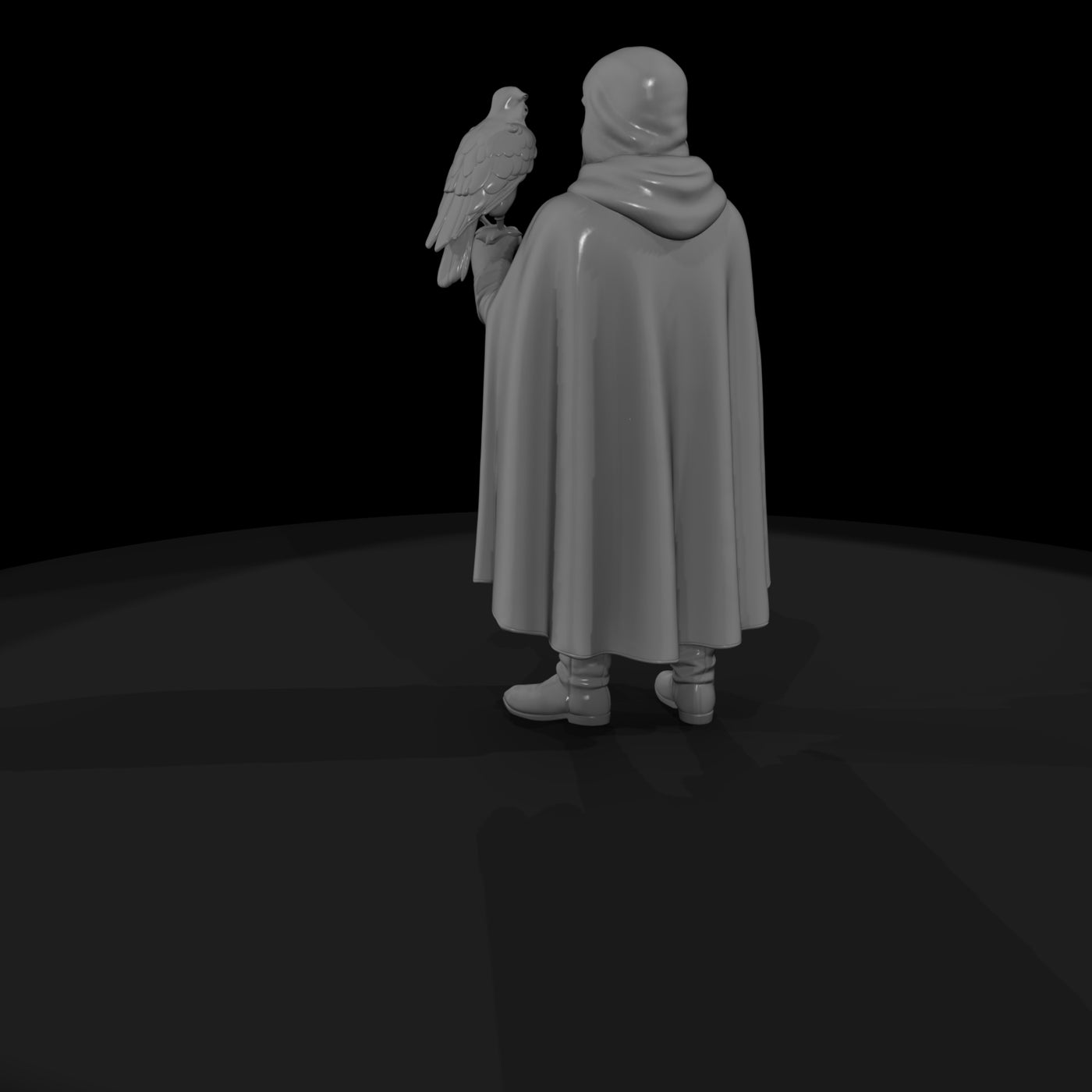 hist-0217-medieval-falconer-miniature-figure