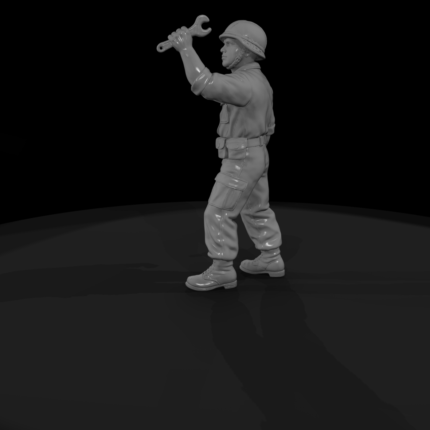 Vn Army 027 Vietnam U S Army Mechanic Figure