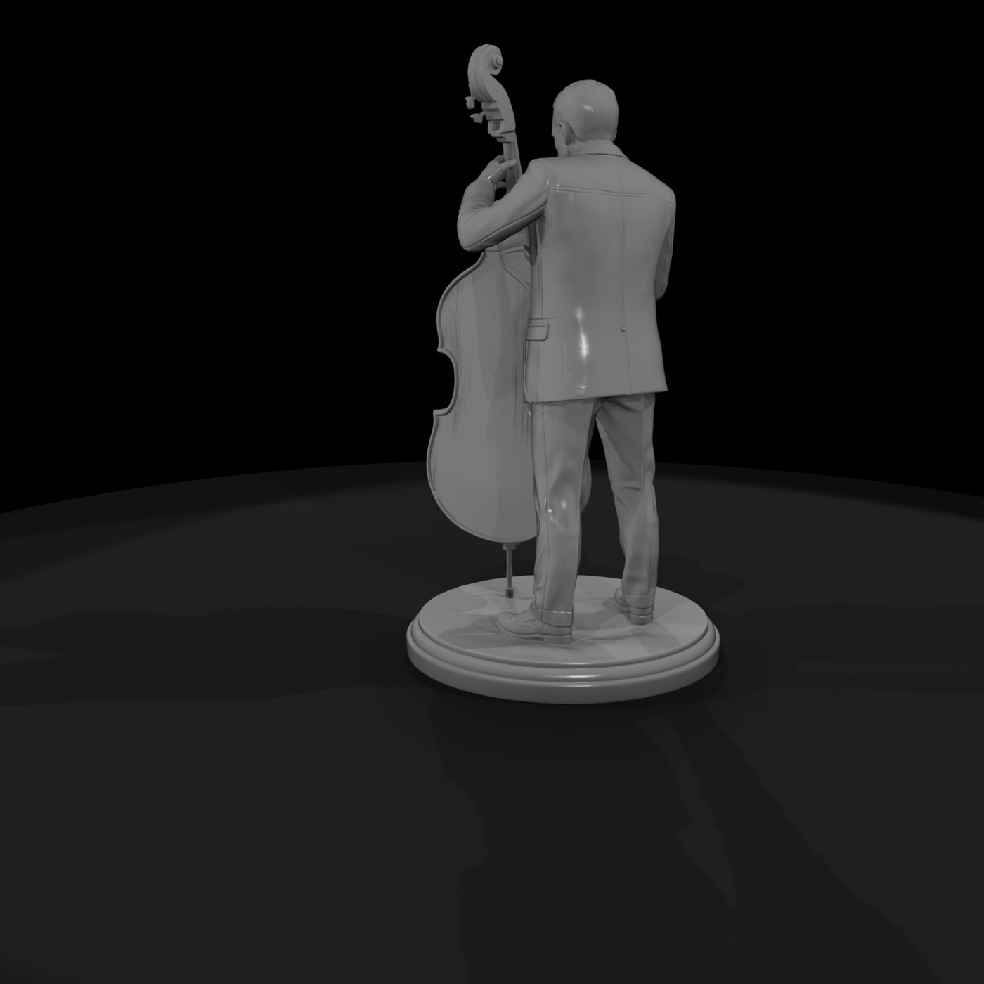 Upright Bass Jazz Musician
