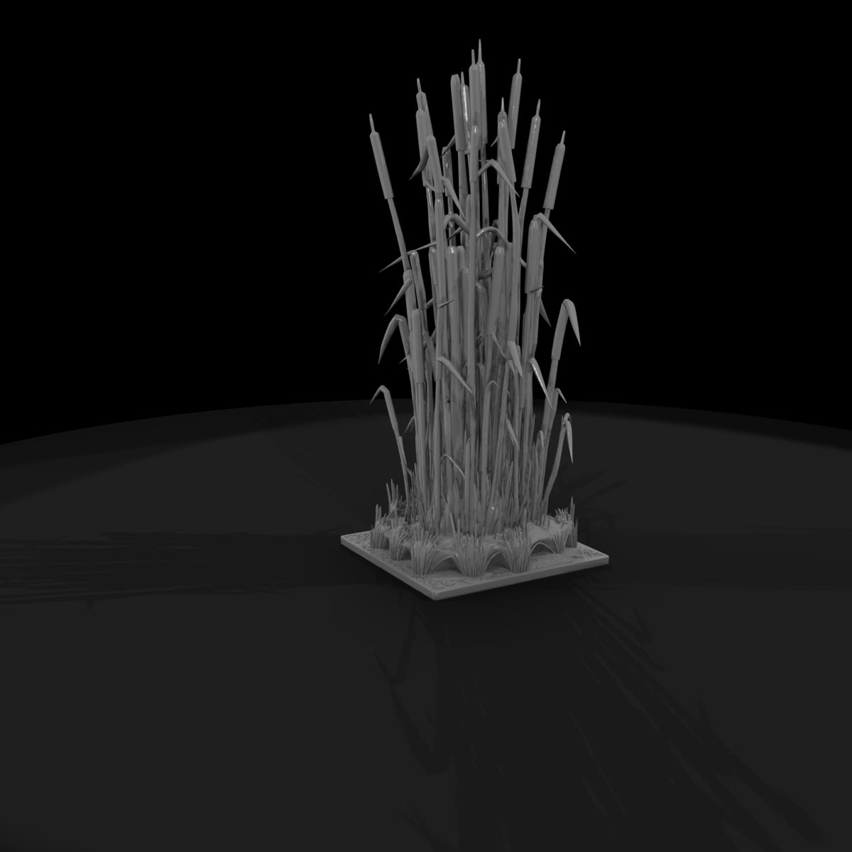 cattail-reed-cluster-low-poly-3d-printable-plant-906884